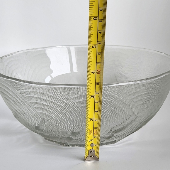 Vintage Pasari Wicker Pattern Glass Chip'N Dip Bowl Set - Picture 12 of 14